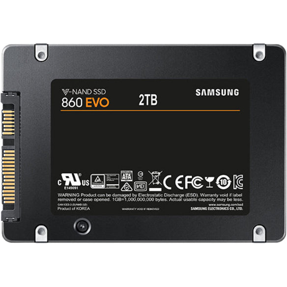 Samsung 860 EVO MZ-76E2T0E 2 TB Solid State Drive - 2.5" Internal - SATA (SATA/600)