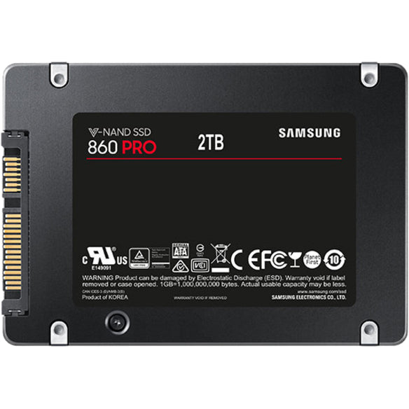 Samsung 860 PRO MZ-76P2T0E 2 TB Solid State Drive - 2.5" Internal - SATA (SATA/600)