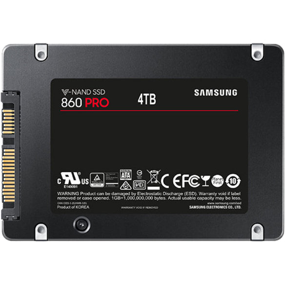 Samsung 860 PRO MZ-76P4T0E 4 TB Solid State Drive - 2.5" Internal - SATA (SATA/600)