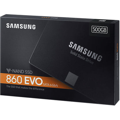 Samsung 860 EVO MZ-76E500E 500 GB Solid State Drive - 2.5" Internal - SATA (SATA/600)