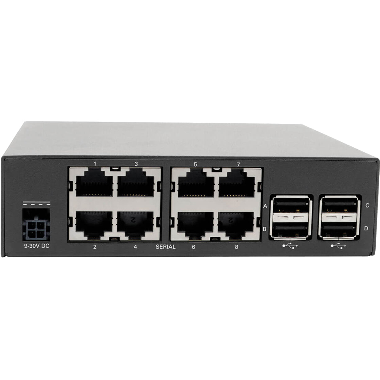 Tripp Lite 8-Port Console Server with 4G LTE Cellular Gateway Dual GB NIC 4Gb Flash and Dual SIM