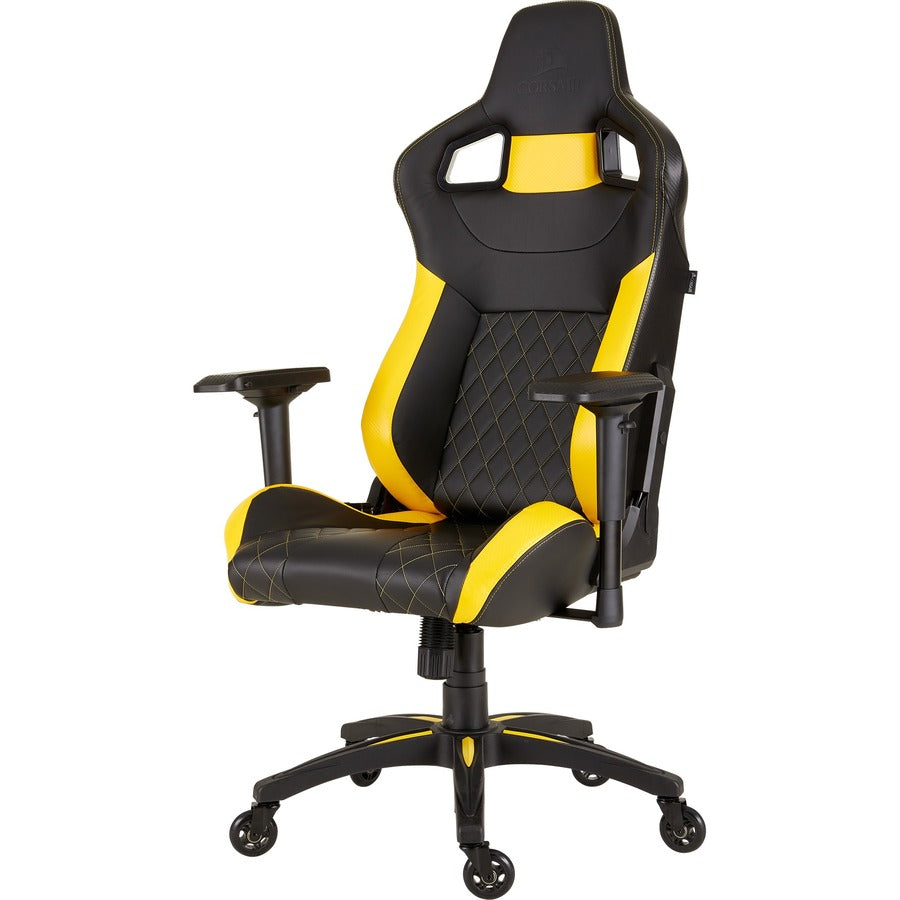 T1 RACE GAMING CHAIR BLK/YLW   