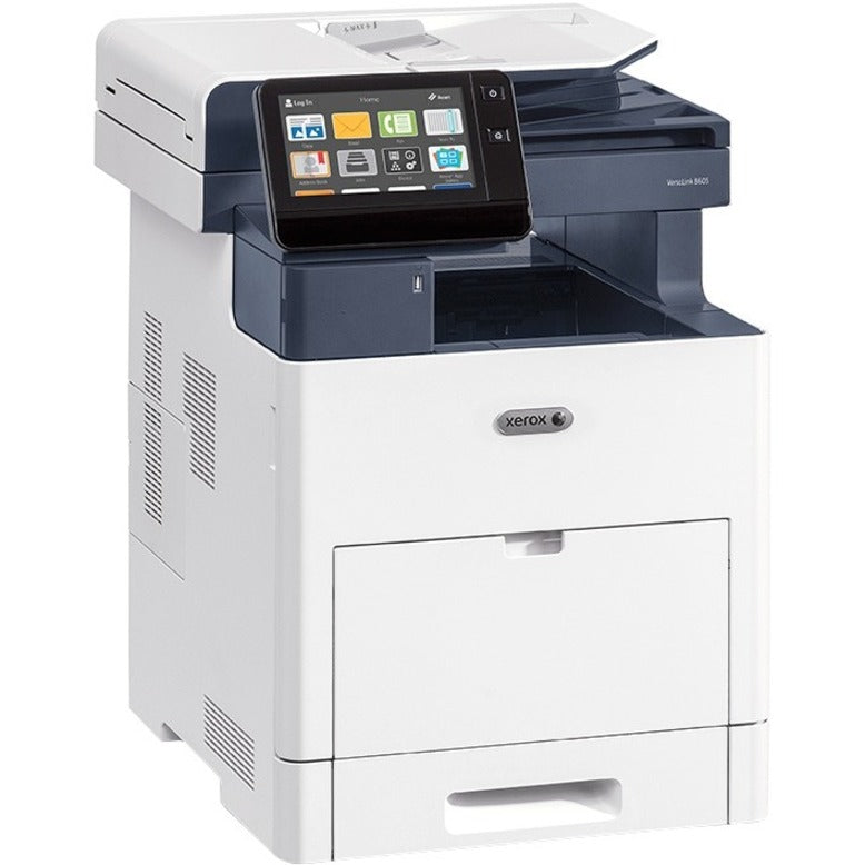 Xerox VersaLink B615 LED Multifunction Printer-Monochrome-Copier/Fax/Scanner-65 ppm Mono Print-1200x1200 Print-Automatic Duplex Print-275000 Pages Monthly-700 sheets Input-Color Scanner-600 Optical Scan-Monochrome Fax-Gigabit Ethernet