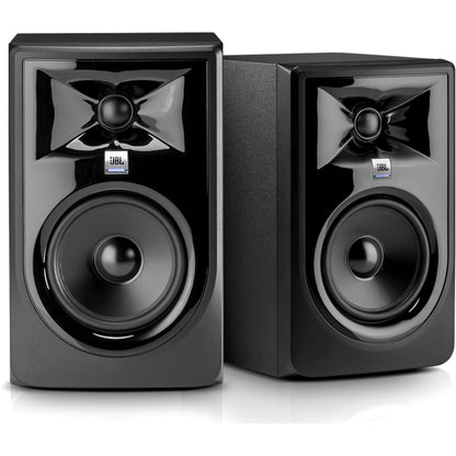 JBL Professional 308P MkII Speaker System - 112 W RMS - Matte Black