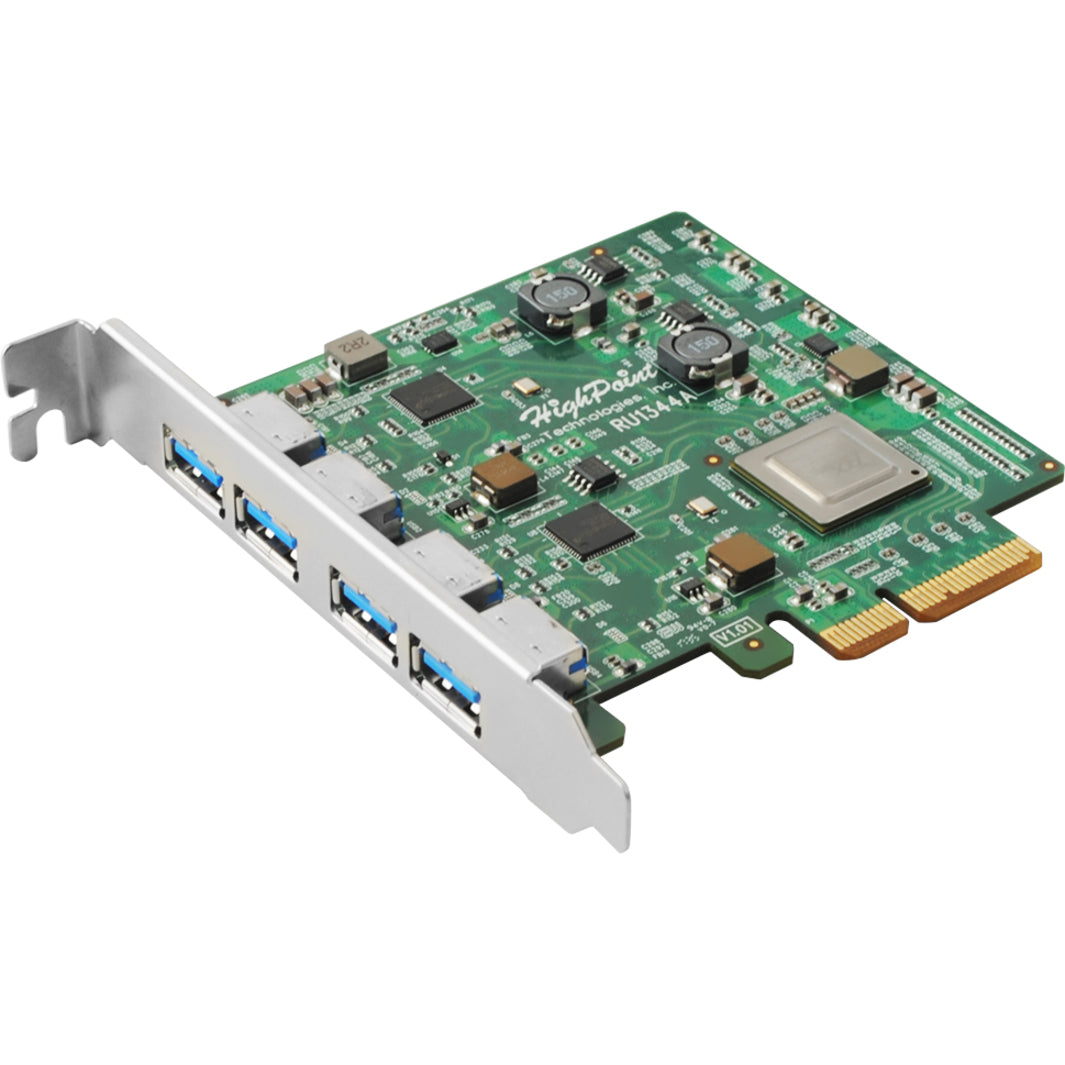 HighPoint RocketU 1344A Industry's Fastest 4-Port USB HBA