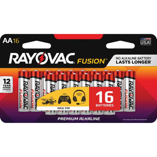 Rayovac Fusion Advanced Alkaline AA Batteries