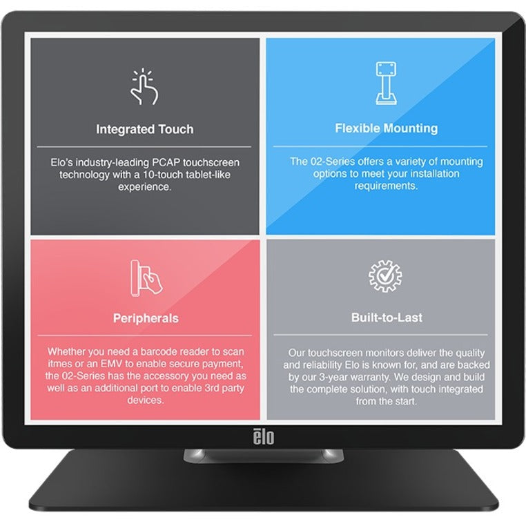 Elo 1902L 19" LCD Touchscreen Monitor - 5:4 - 14 ms