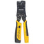 Intellinet Network Solutions Universal Modular Plug Crimping Tool and Cable Tester - Cuts Strips Terminates and Tests