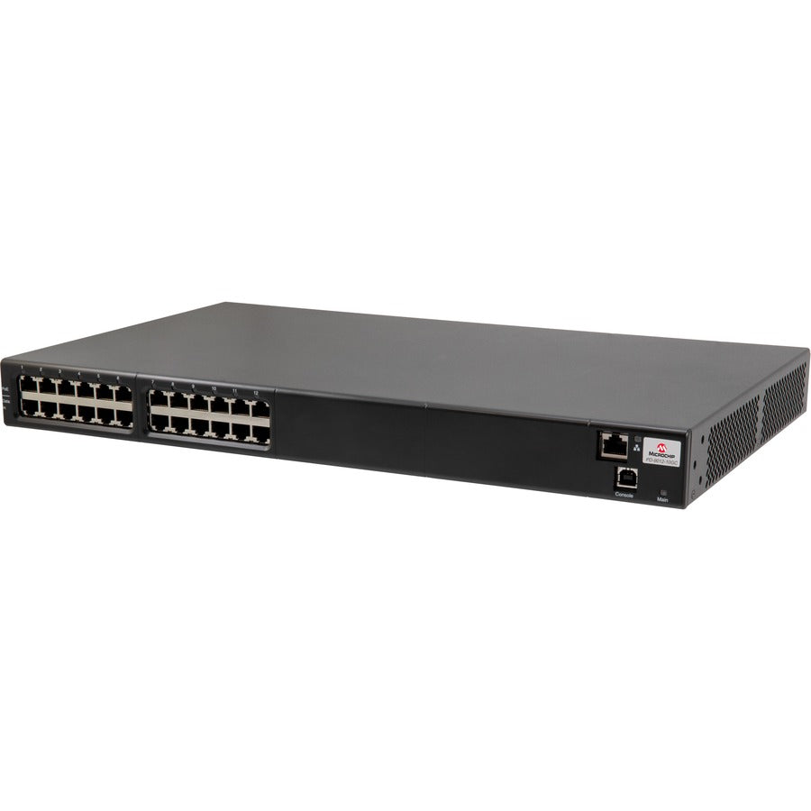 Microchip PD-9012G/ACDC/M 12-port Power over Ethernet Midspan