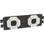 C2G Mounting Bracket for Cabinet - Black - TAA Compliant