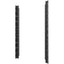 C2G Mounting Rail Kit for Rack Panel - Black - TAA Compliant