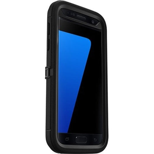 OtterBox Defender Rugged Carrying Case (Holster) Samsung Galaxy S7 Smartphone - Black