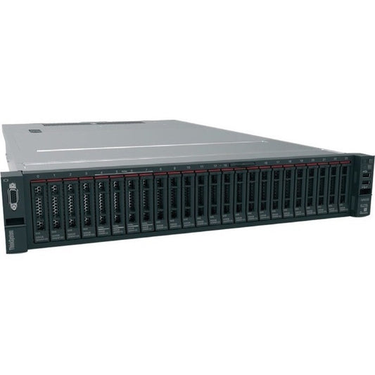 Lenovo ThinkSystem SR650 7X06A09GNA 2U Rack Server - 2 x Intel Xeon Platinum 8160 2.10 GHz - 384 GB RAM - 600 GB HDD - (2 x 300GB) HDD Configuration - 20.16 TB SSD - (4 x 3.84TB 6 x 800GB) SSD Configuration - 12Gb/s SAS Serial ATA/600 Controller