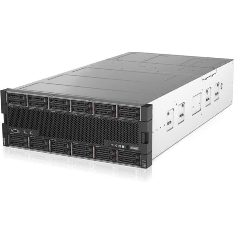 Lenovo ThinkSystem SR950 7X12A027NA 4U Rack Server - 4 x Intel Xeon Platinum 8180 2.50 GHz - 1.54 TB RAM - 36.48 TB SSD - (8 x 3.84TB 2 x 480GB 6 x 800GB) SSD Configuration - 12Gb/s SAS Serial ATA/600 Controller