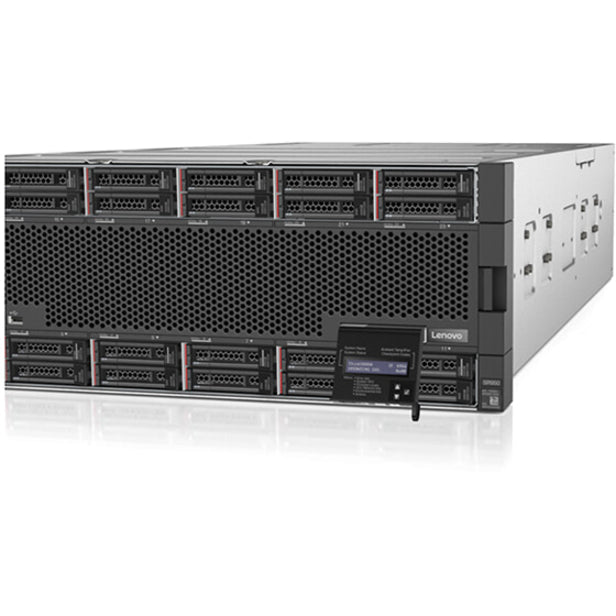 Lenovo ThinkSystem SR950 7X12A027NA 4U Rack Server - 4 x Intel Xeon Platinum 8180 2.50 GHz - 1.54 TB RAM - 36.48 TB SSD - (8 x 3.84TB 2 x 480GB 6 x 800GB) SSD Configuration - 12Gb/s SAS Serial ATA/600 Controller