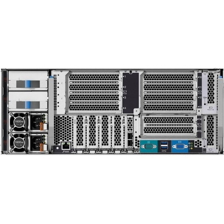 Lenovo ThinkSystem SR950 7X12A027NA 4U Rack Server - 4 x Intel Xeon Platinum 8180 2.50 GHz - 1.54 TB RAM - 36.48 TB SSD - (8 x 3.84TB 2 x 480GB 6 x 800GB) SSD Configuration - 12Gb/s SAS Serial ATA/600 Controller