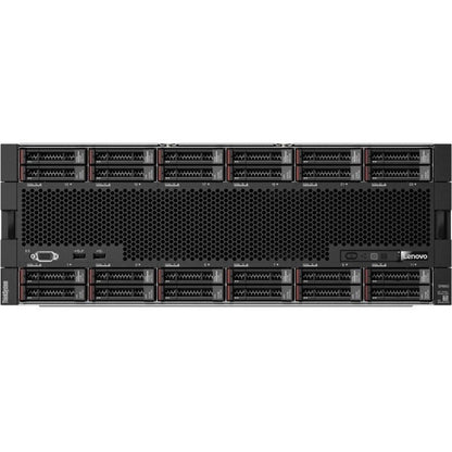 Lenovo ThinkSystem SR950 7X12A027NA 4U Rack Server - 4 x Intel Xeon Platinum 8180 2.50 GHz - 1.54 TB RAM - 36.48 TB SSD - (8 x 3.84TB 2 x 480GB 6 x 800GB) SSD Configuration - 12Gb/s SAS Serial ATA/600 Controller