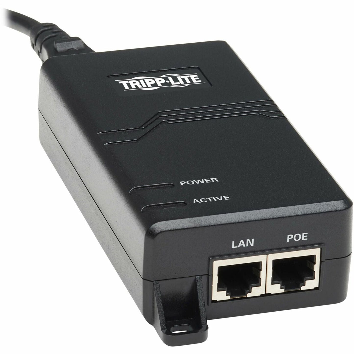 Tripp Lite Gigabit PoE+ Midspan Active Injector IEEE 802.3at/802.3af 30W 1 Port