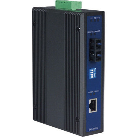 B+B SmartWorx 10/100T (X) to Multi-Mode SC Type  Fiber Optic Industrial Media Converter