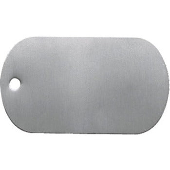 Panduit Marker tag (dog tag type) 304 Stainless Steel 2.1" x 1.2".