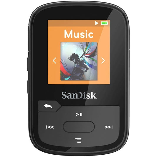 SanDisk Clip Sport Plus 16 GB Flash MP3 Player - Black