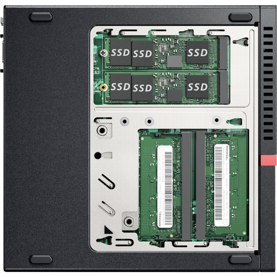 Lenovo ThinkCentre M710q 10MQSAD300 Desktop Computer - Intel Core i5 7th Gen i5-7500T 2.70 GHz - 8 GB RAM DDR4 SDRAM - 256 GB SSD - Tiny