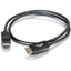 1FT DISPLAYPORT CABLE LATCHES  