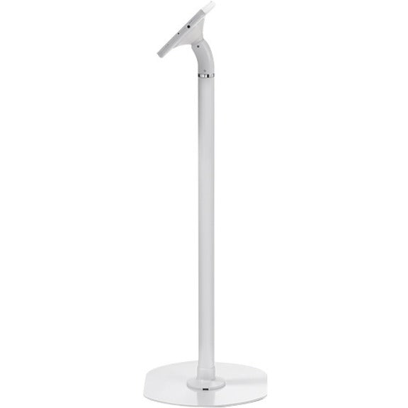 ArmorActive Pipleine Kiosk 42 in with FMJ for iPad 9.7 in White with Baseplate