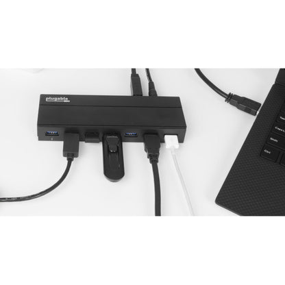 Plugable 7-Port USB 3.0 Hub with 36W Power Adapter