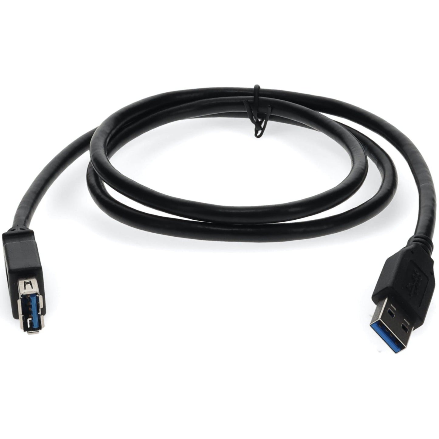AddOn 1m USB 3.0 (A) Male to Female Black Cable