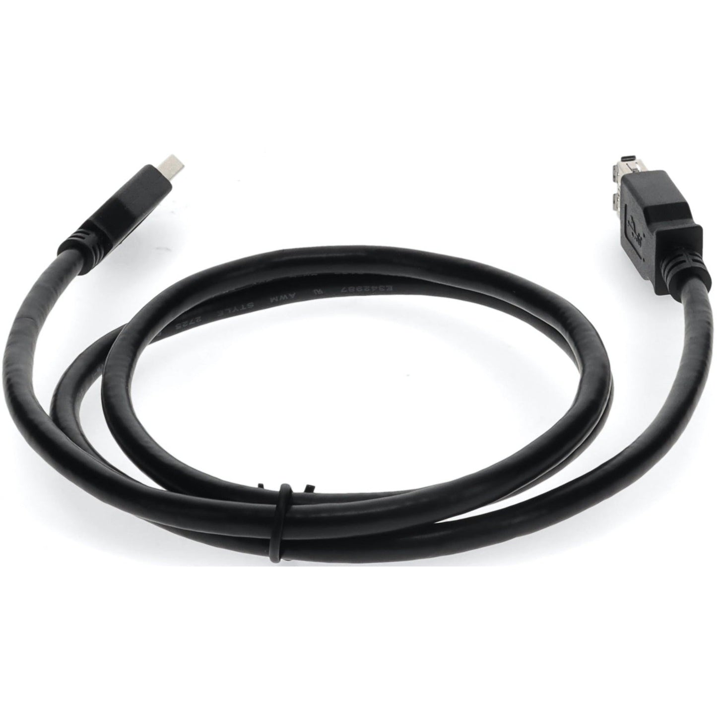 AddOn 1m USB 3.0 (A) Male to Female Black Cable