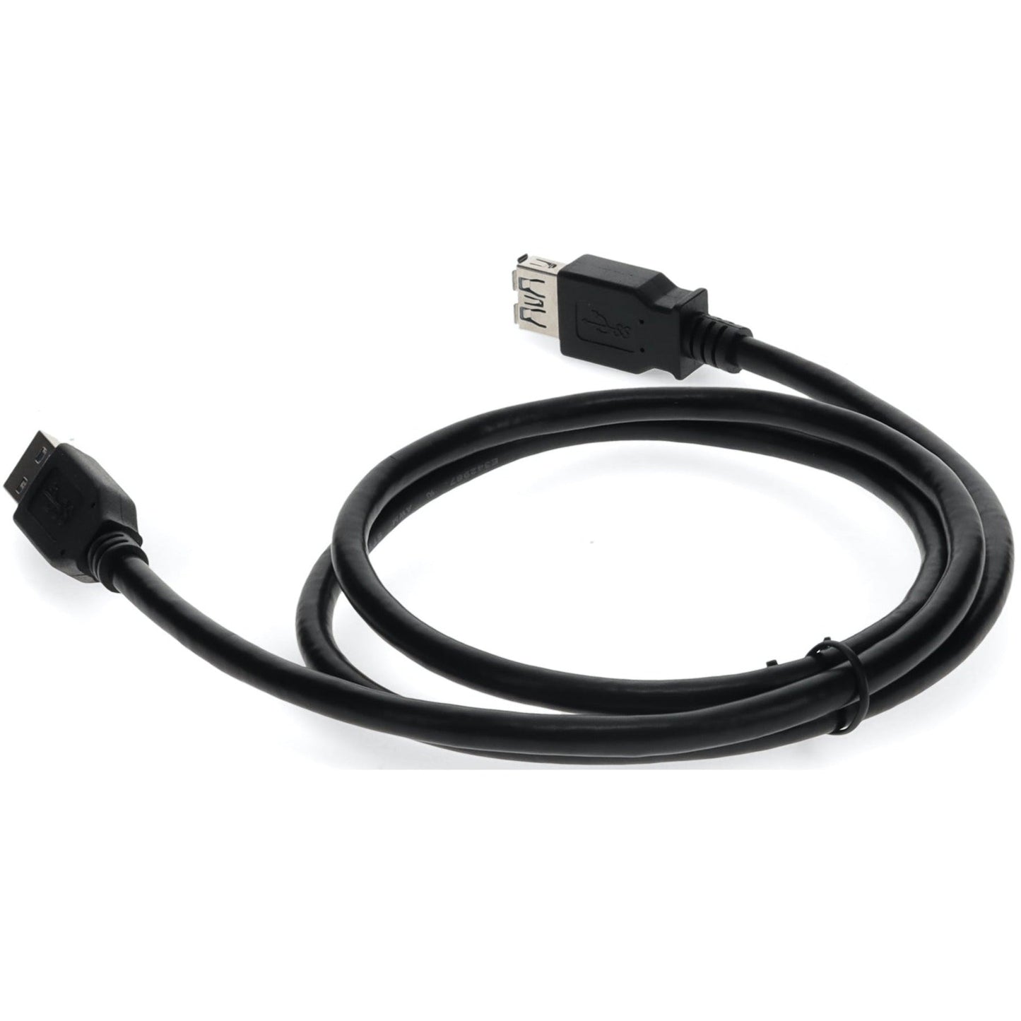 AddOn 1m USB 3.0 (A) Male to Female Black Cable