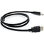 AddOn 1m USB 3.0 (A) Male to Female Black Cable
