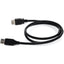 AddOn 1m USB 3.0 (A) Male to Female Black Cable