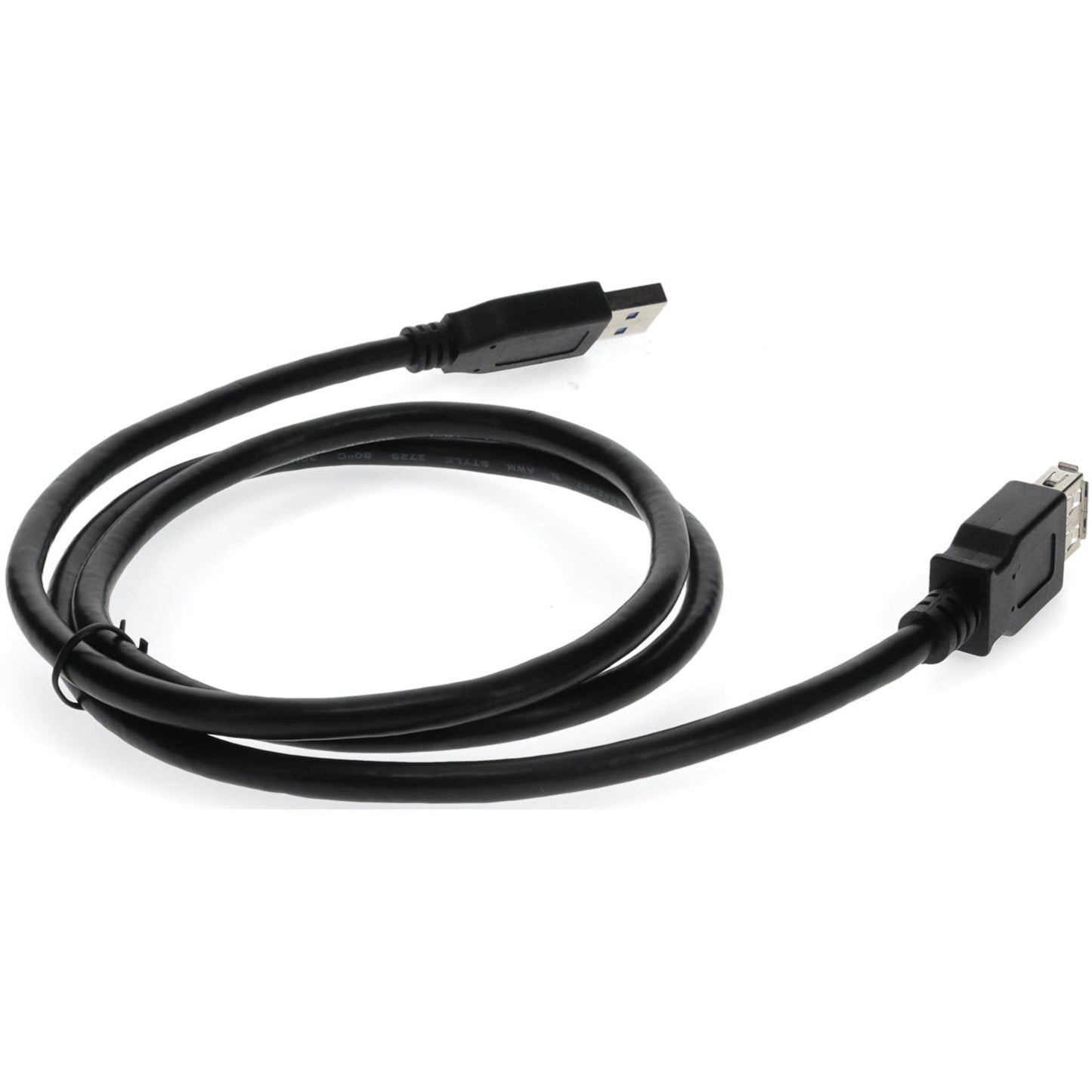 AddOn 1m USB 3.0 (A) Male to Female Black Cable