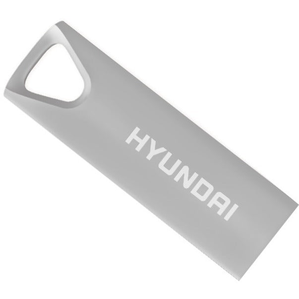 Hyundai Bravo Deluxe 16GB High Speed Fast USB 2.0 Flash Memory Drive Thumb Drive Metal Silver