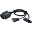 DAT-INT CABLE OBDII-M/F W/     