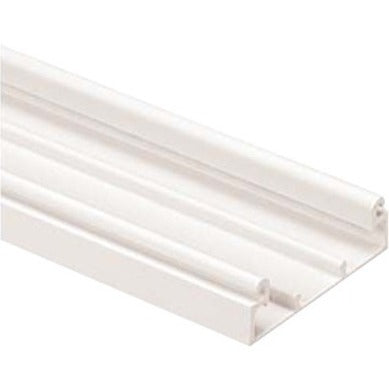 Panduit T-45 Raceway Base with Adhesive and Pre-punched Mounting Holes 8 Foot Length