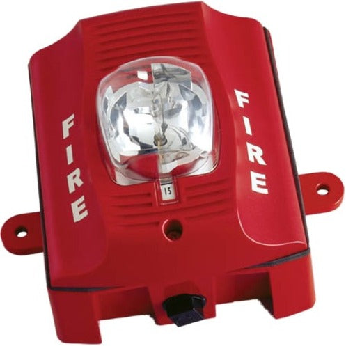 2WIRE RED WALL STROBE OUTDOOR  