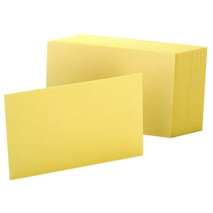 Esselte Colored Blank Index Cards