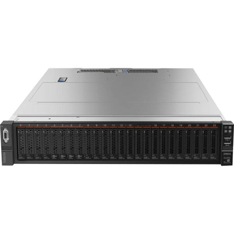 Lenovo ThinkSystem SR650 7X06A09NNA 2U Rack Server - 2 x Intel Xeon Platinum 8176 2.10 GHz - 768 GB RAM - 19.52 TB SSD - (4 x 3.84TB 2 x 480GB 4 x 800GB) SSD Configuration - 12Gb/s SAS Serial ATA/600 Controller
