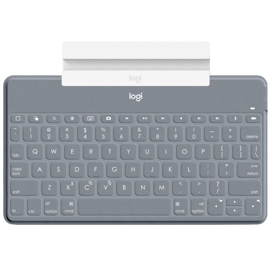 Keys-To-Go Super-Slim and Super-Light Bluetooth Keyboard for iPhone iPad and Apple TV - Stone