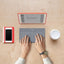 Keys-To-Go Super-Slim and Super-Light Bluetooth Keyboard for iPhone iPad and Apple TV - Stone