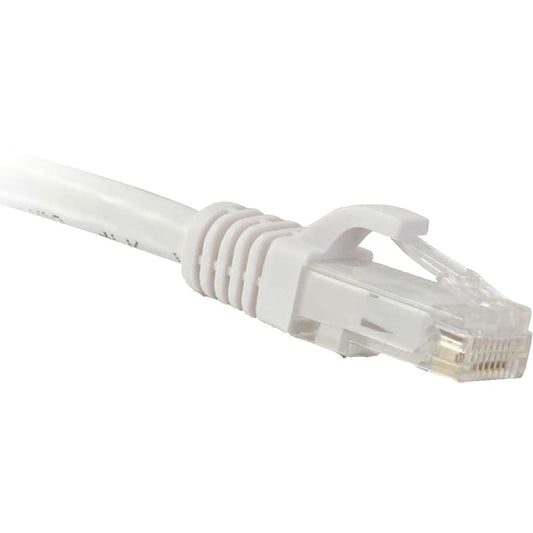 9FT CAT6 WHITE SNAGLESS BOOT   