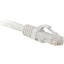 9FT CAT6 WHITE SNAGLESS BOOT   