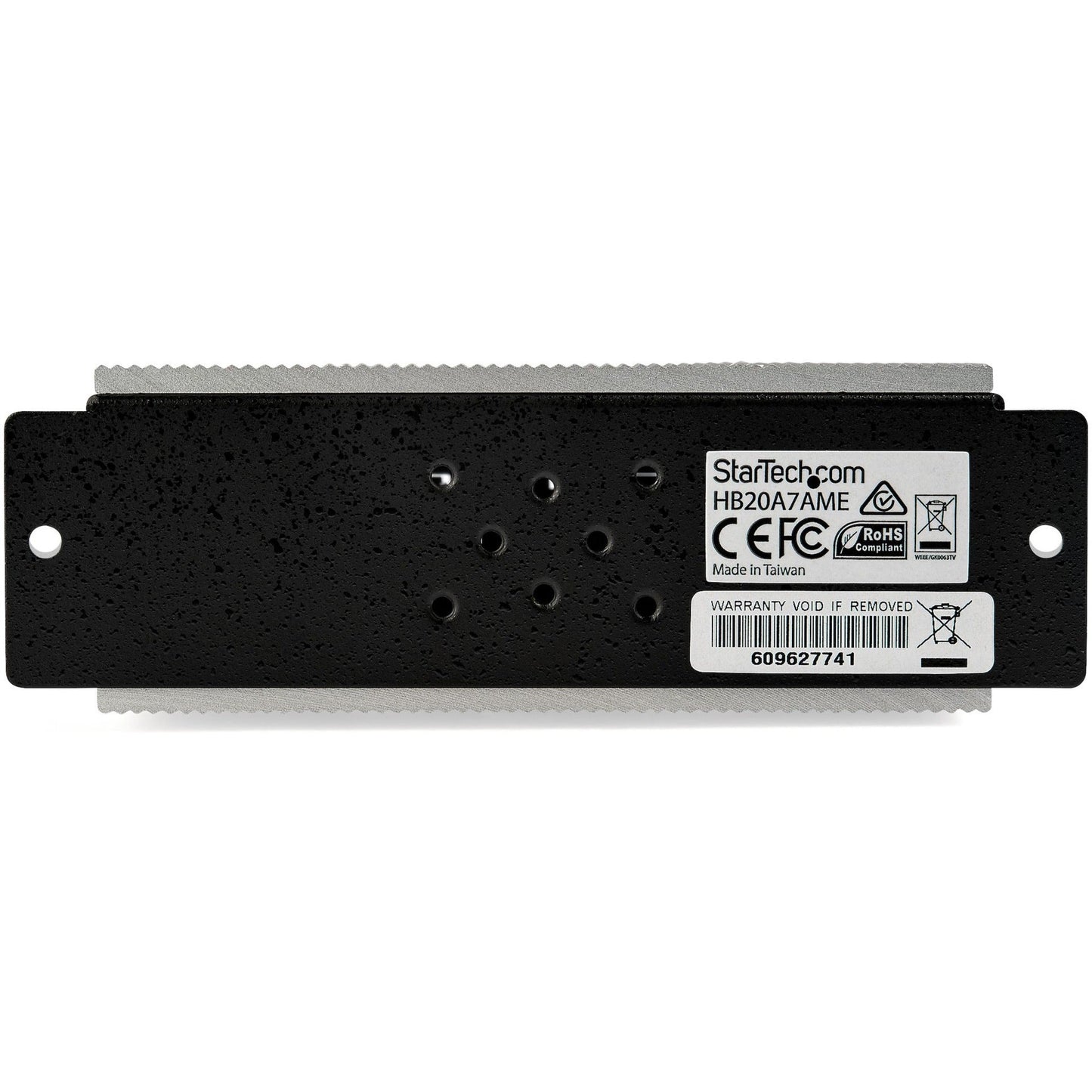 StarTech.com 7 Port USB 2.0 Hub - Metal Industrial USB Hub (USB-A to 7 USB-A) - Mountable ESD/Surge Protection - Extended Operating Temp