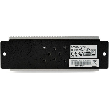StarTech.com 7 Port USB 2.0 Hub - Metal Industrial USB Hub (USB-A to 7 USB-A) - Mountable ESD/Surge Protection - Extended Operating Temp