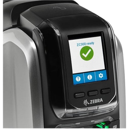 Zebra ZC300 Single Sided Desktop Dye Sublimation/Thermal Transfer Printer - Color - Card Print - Ethernet - USB