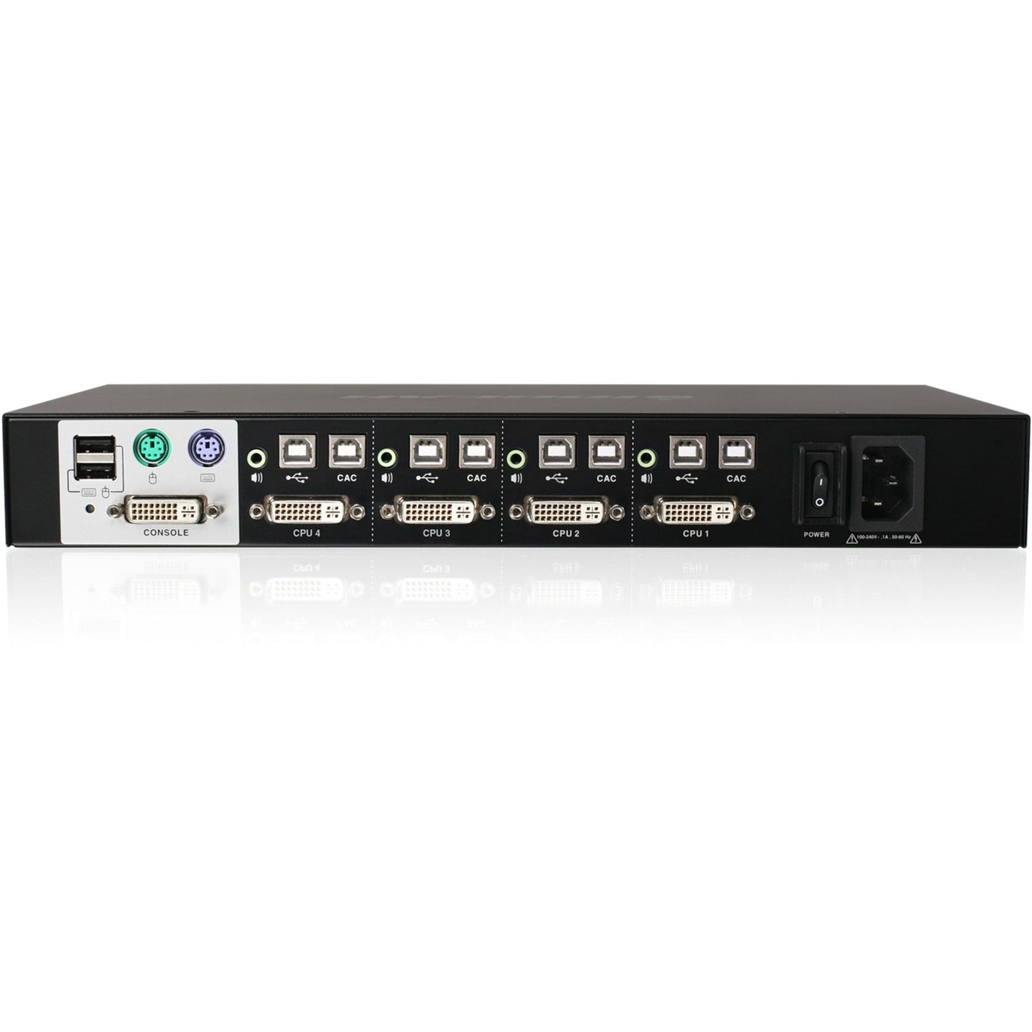 IOGEAR 4-Port Dual-Link DVI Secure KVM Switch (TAA)