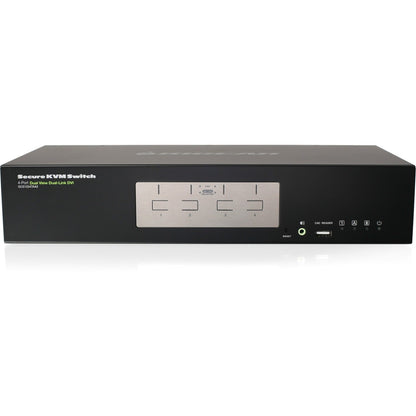 IOGEAR 4-Port Dual View Dual-Link DVI Secure KVM Switch (TAA)